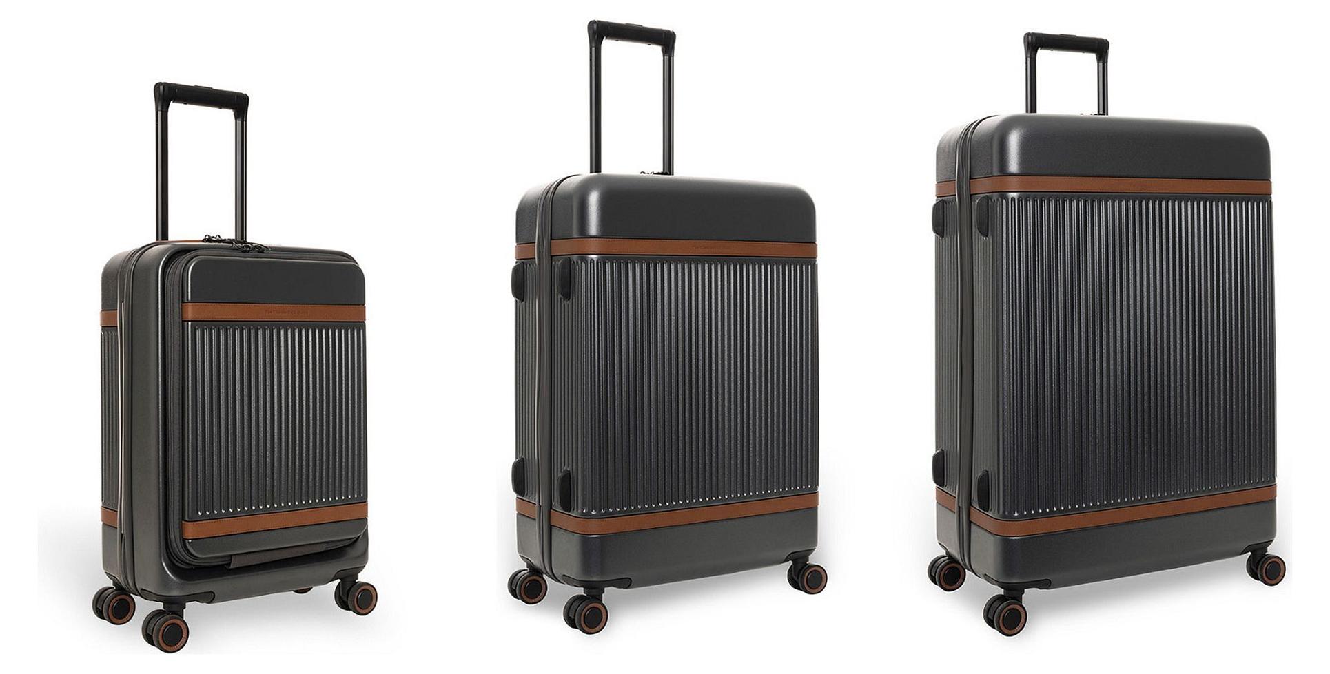 The Chesterfield Brand mit Laptopfach Zuna Trolley-Set S+ / M / L Urban Graphite anthrazit 55cm
