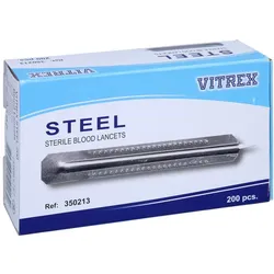 Blutlanzetten Metall Einfach 200 St