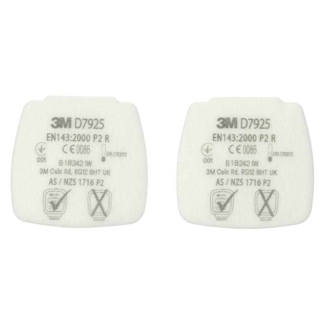 3M Secure Click Partikel-Einlegefilter D7925 P2 R D7925 4 St. (P2 R, 1x) (D7925)