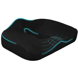 HOMCOM HOMCOM Orthopädisches Sitzkissen Ergonomisches Sitzkissen für Bürostuhl, Auto