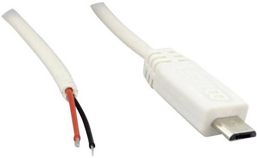 BKL Electronic Konfektionierter Micro USB-B Stecker mit offenem Kabelende Stecker, gerade Micro USB-B Stecker 10080105 Inhalt