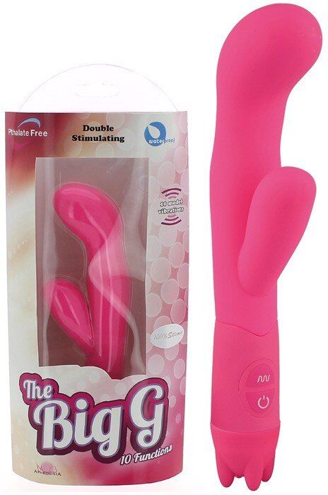 Aphrodisia Vibromasseur Rabbit The Big G rose - 10 vitesses