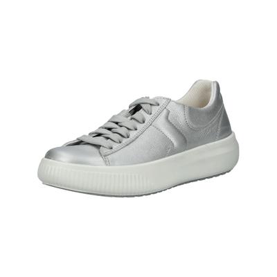 Sneaker LEGERO "Legero Sneaker Nappaleder", Damen, Gr. 37, silber, Nappaleder, Schuhe Sneaker