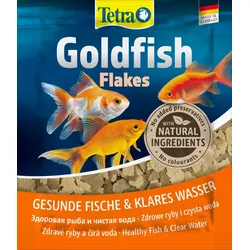 TETRA Goldfish 12 g Beutel – Flockenfutter für Goldfische / kälteliebende Fische