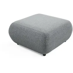 POLSTERHOCKER DELTA Modern Sitzhocker, Fußhocker Grau