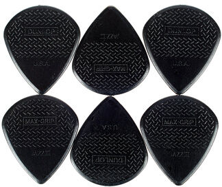 Dunlop Nylon Max Grip Jazz III Stiffo Schwarz
