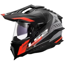 LS2, Motorradhelm, MX701 Explorer Hexa (L, 59 - 60 cm)