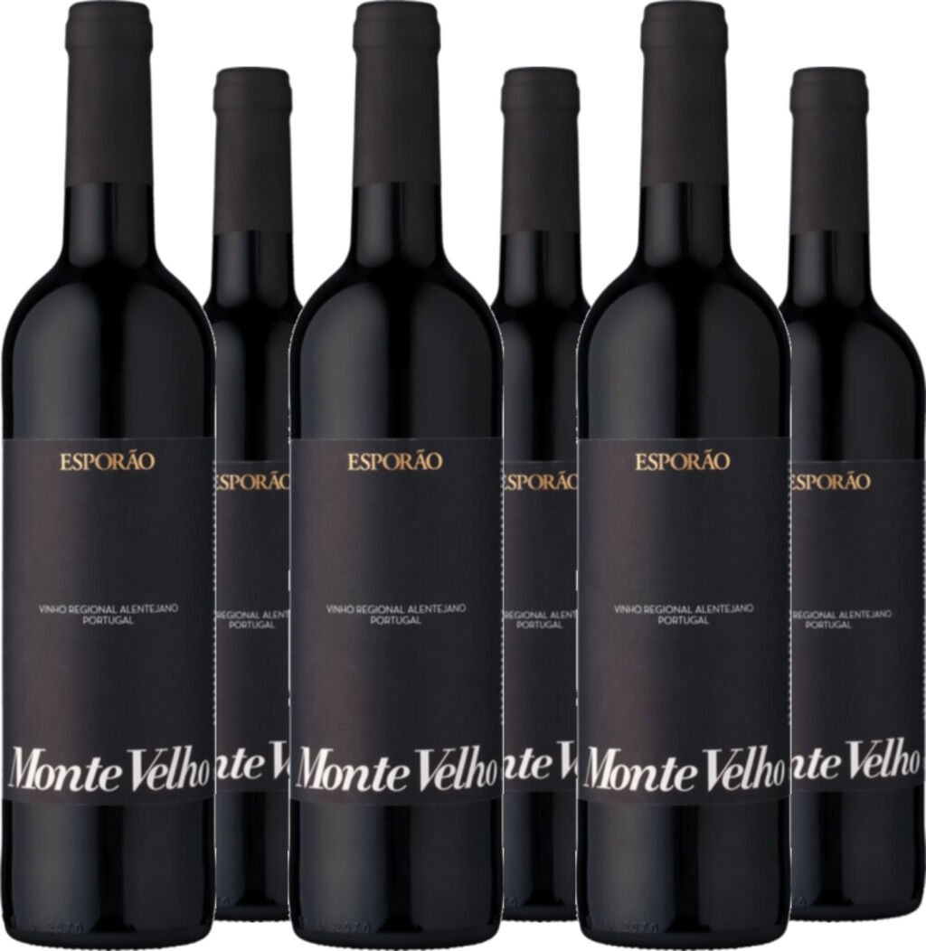 6er Vorteilspaket Monte Velho Tinto Vinho Regional Alentejo 2025 Herdade Do Esporão