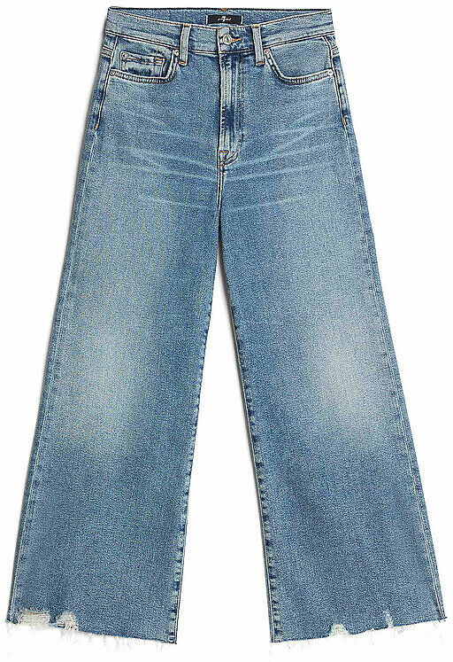 7 FOR ALL MANKIND Jeans Flared Fit 7/8 JO hellblau   31 31