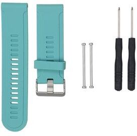 Everyday Crate Garmin Fenix 3 HR Silicone Watch Band Soft Adjustable Replacement Strap mint Green