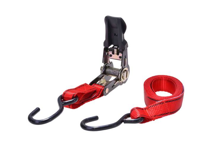 Spanngurt, 3m x 2,5cm, rot