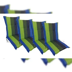 4x Niederlehner Auflage 105x50 Polsterauflage Stuhlkissen Sesselauflage Polster
