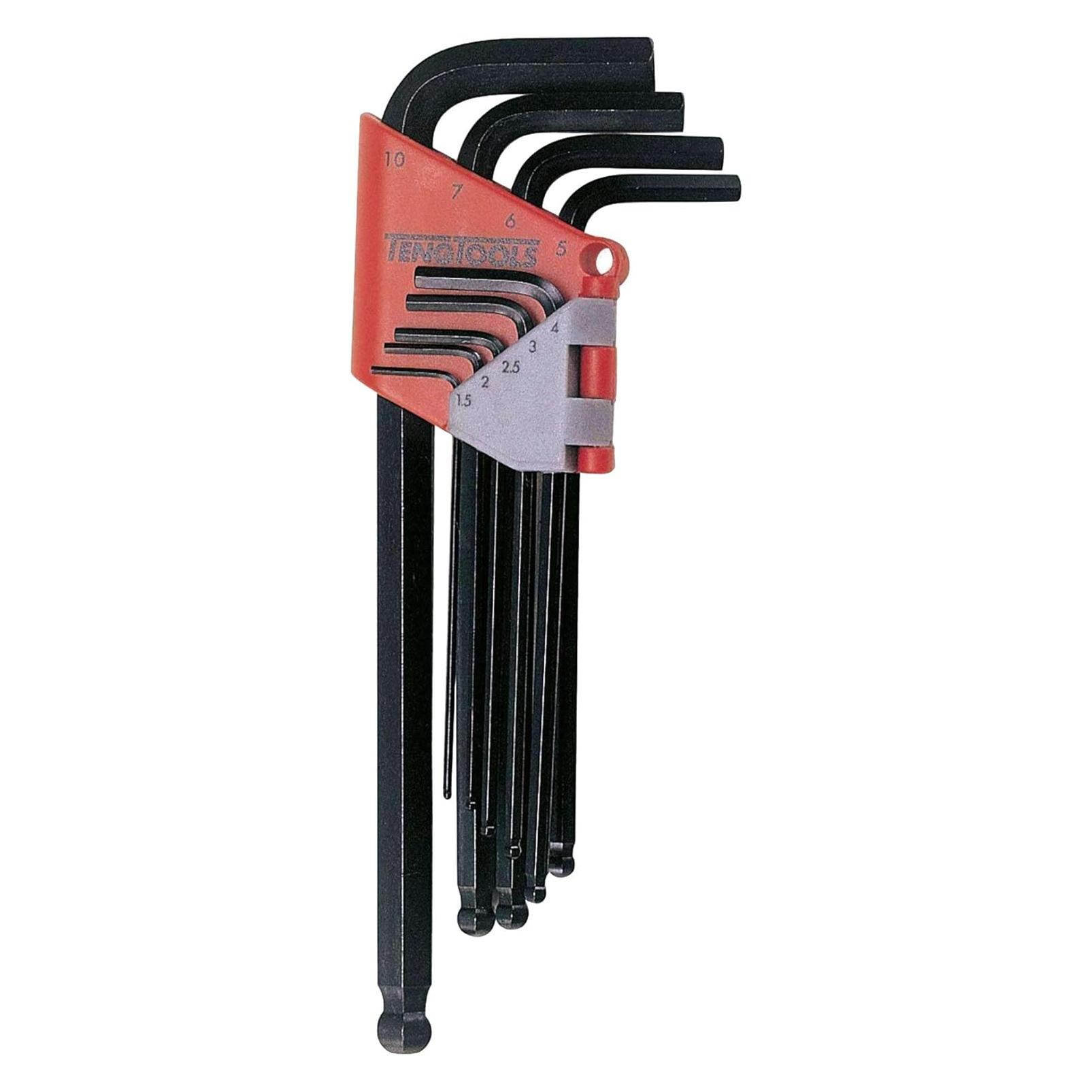 Teng Tools L-Form Innensechskantschlüssel, Satz 9-teilig, 1.5 10mm (1479MMA)