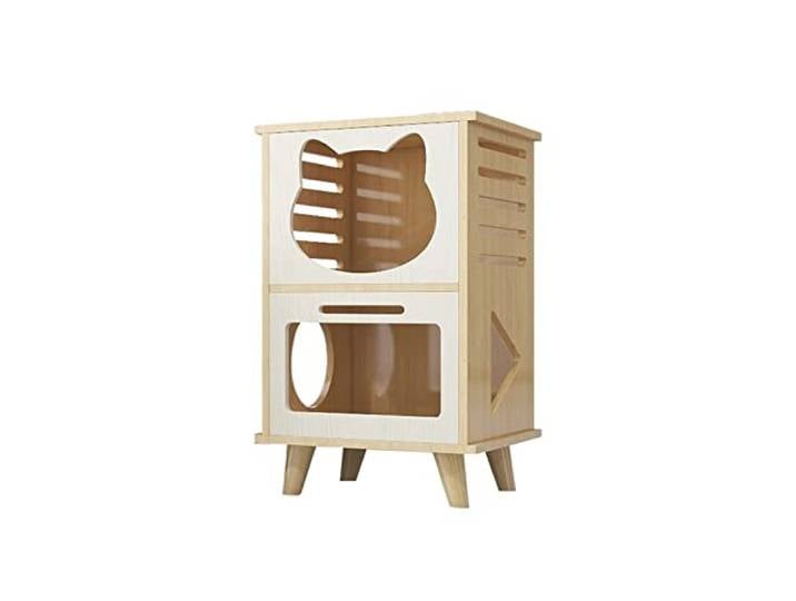 Tierkäfig Katzenschrank, Nachttisch, Katzenkäfig, Katzenvilla, Katzenstreu Katzengehege