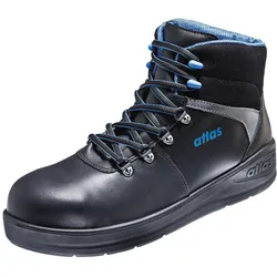 Atlas, Sicherheitsschuhe, knöchelhoher Sicherheitsschuh ThermoTech 800 Blau Grösse 45 Weite 10 (S3, 45)
