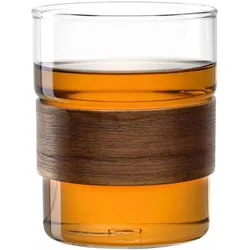 Leonardo, Tasse, Cappuccino Becher Novo Legno 320 ml, 2 Stück, Transparent (320 ml, 1x)