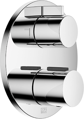 Dornbracht Meta Fertigmontageset 36426970-93 UP-Thermostat, mit Zweiwege-Mengenregulierung, chrom gebürstet