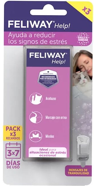 Ceva Feliway Help Recargas Packs Poupança 3 Unds