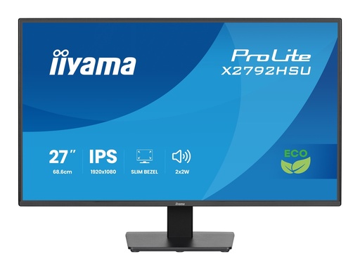 Iiyama ProLite X2792HSU-B1 - LED-Monitor - 68.6 cm (27") (X2792HSU-B1)