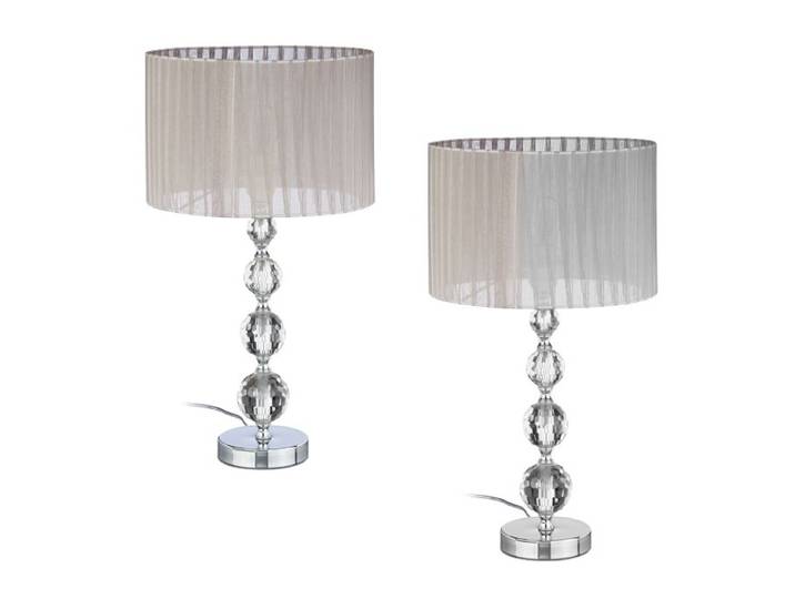 Relaxdays Lot de 2 lampes de chevet