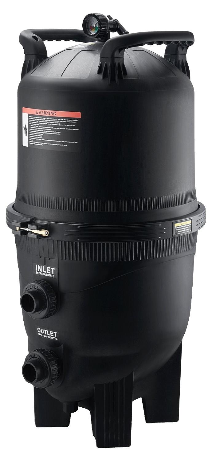 VEVOR Kartuschenpoolfilter, 49 m² Filterfläche, Filter für Schwimmbecken im Boden, Filteranlage für oberirdische Schwimmbecken mit verbessertem Filter und auslaufsicher, für Whirlpools, Spas, aufblasbare Pools, 525 sq ft