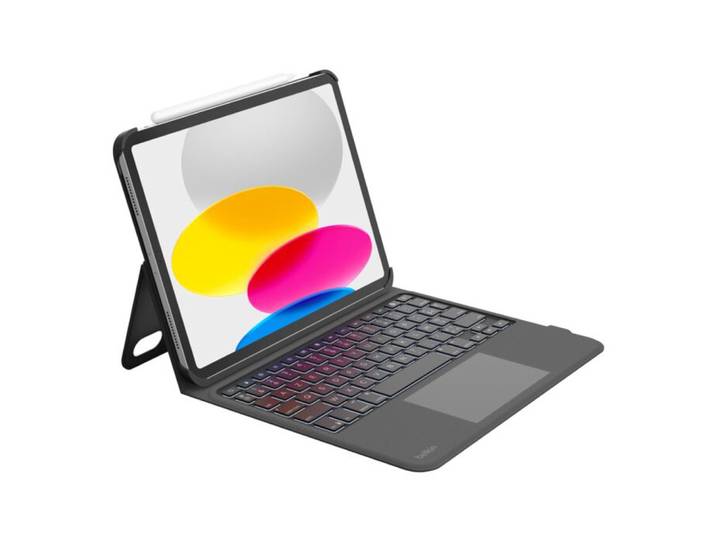 Belkin Étui-clavier Everyday avec support pour iPad Air 10,9' et iPad Pro 11', Folio, Apple, iPad 10.9' (10th gen.), iPad 11' A16 11th Gen, 27,9 cm (1