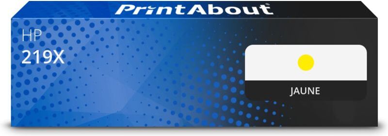 PrintAbout Toner compatible HP 219X (W2192X) - Jaune - Grande capacité Jaune
