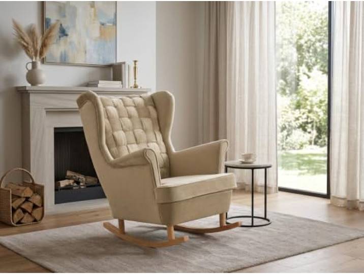 Family Meble Schaukelsessel Carol Aura – skandinavischer Sessel – Variante Aura 2