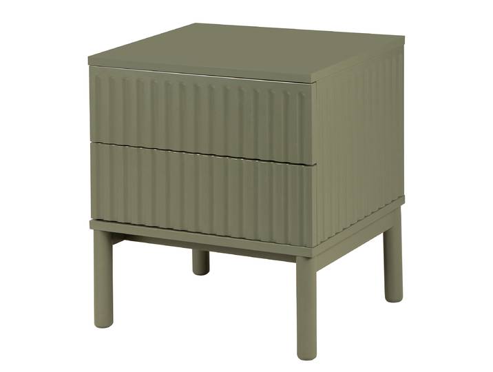 Table de nuit 48 x 55 x 40cm Vert/Vert olive