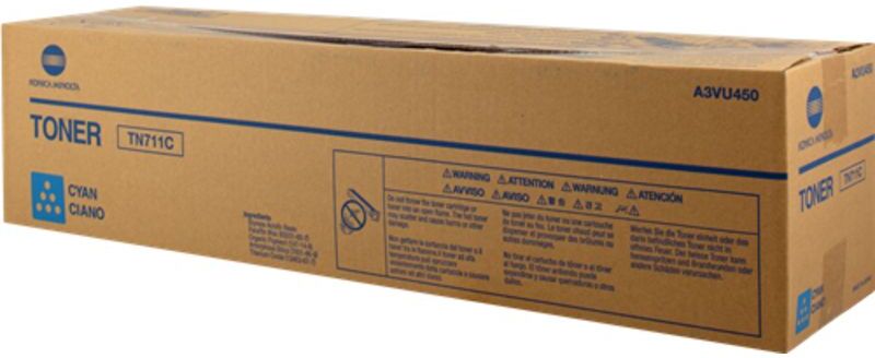 Konica Minolta A3VU450 (TN-711C) - Cyan - Toner Cyan