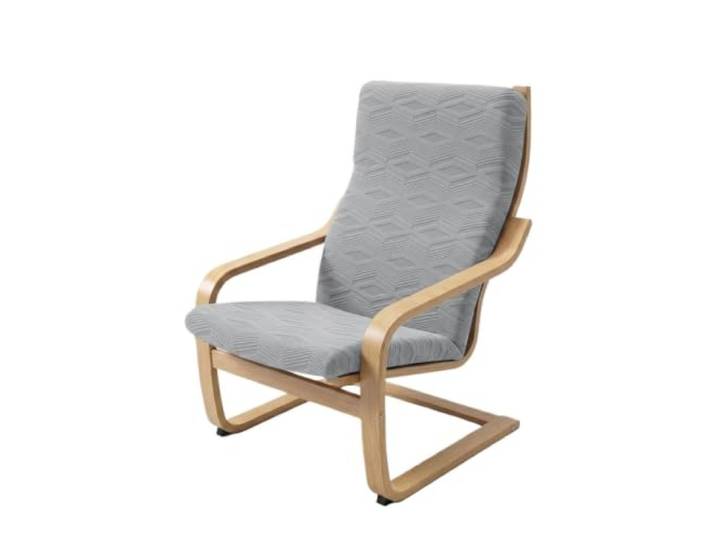 Housse for fauteuil inclinable en jacquard Poang Housses de chaise for usage domestique et hôtelier(Color 2)