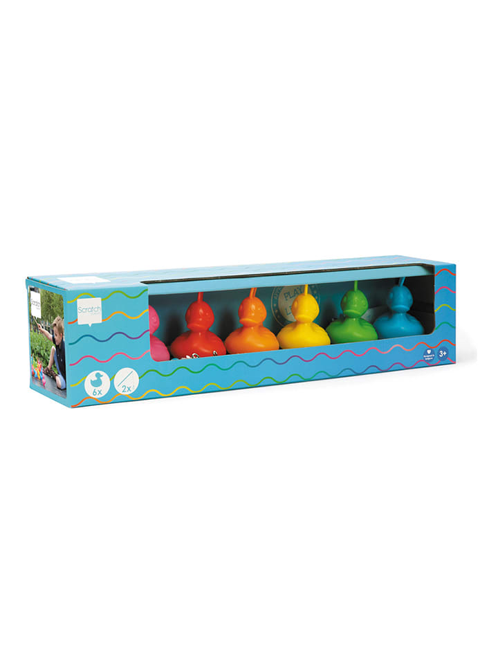 Scratch Angelspiel "Enten in Bunt" - ab 3 Jahren - onesize