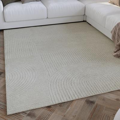 Wollteppich WECON HOME "Hamptons THIRTYSIX", beige (creme weiß), B:80cm H:15mm L:230cm, Schurwolle, Teppiche, Läufer, Schurwolle, Kurzflor, Wohnzimmer, Schlafzimmer, elegant, Retro