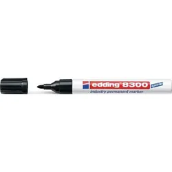 edding Industrie-Permanentmarker 8300 schwarz Strich-B. 1,5-3 mm Rundspitze - 4-8300001