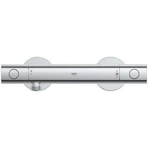 GROHE Duscharmatur Grohtherm 800 Cosmopolitan, verchromt, mit Thermostat, aus Metall, zur Aufputz-Montage