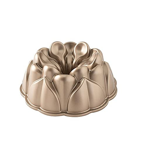 Nordic Ware Magnolia Bundt Pan - Tulband Bakvorm met Bloempatroon - Toffee