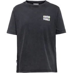 Kleinigkeit Big Vibes T-Shirt Damen | Gr. S | schwarz - schwarz