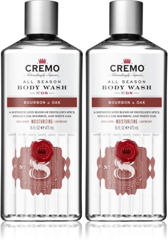 Cremo Bourbon & Oak shower gel M Woody & Ambery