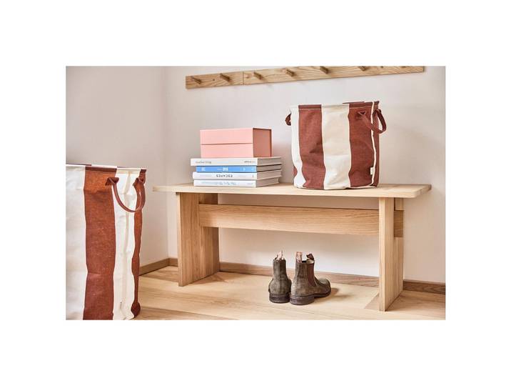 Wäschekorb OYOY Braun/ Weiss Baumwolle/Polyester 61 l - Wäschekorb