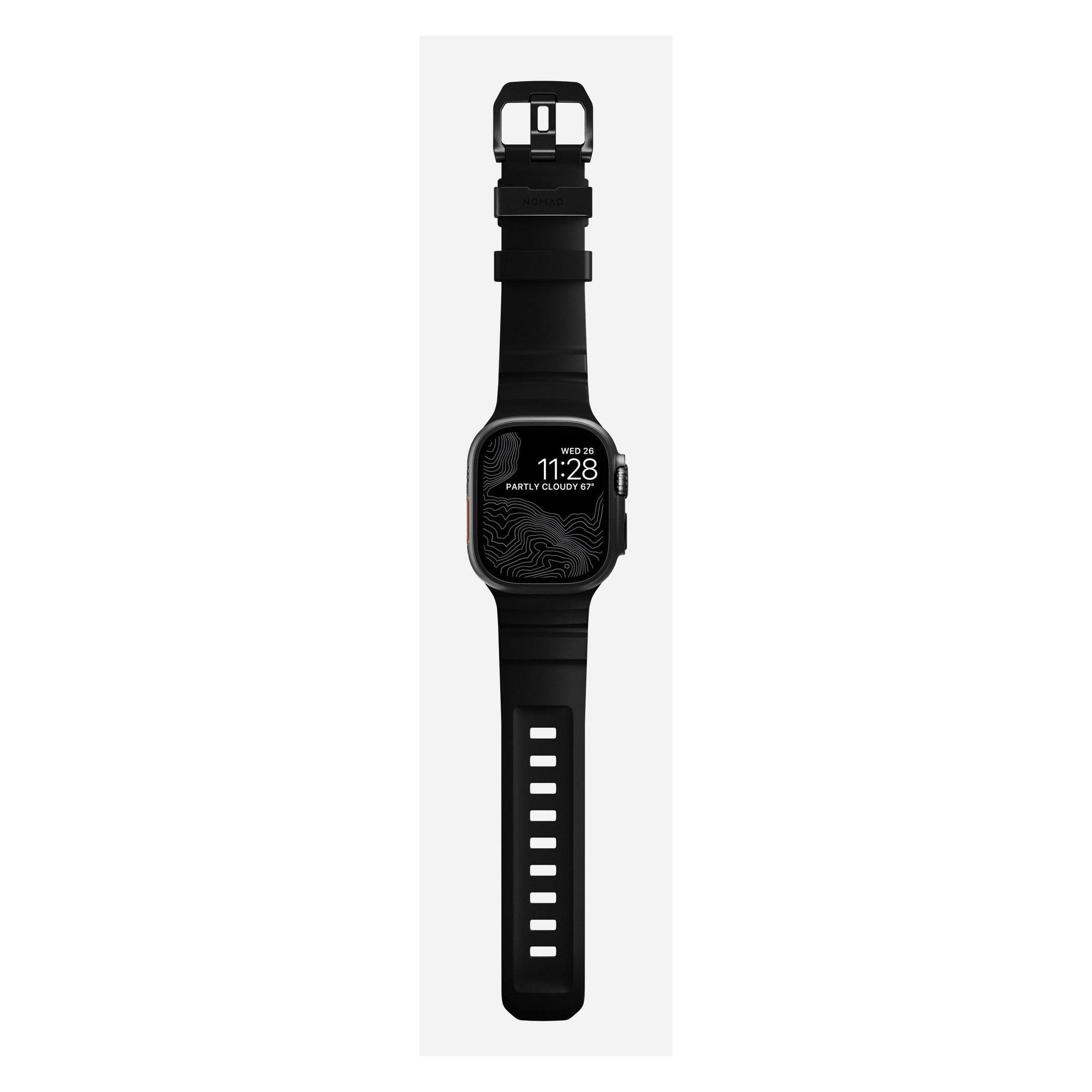 Nomad Rocky Point Band (46 mm, 49 mm, Kunststoff, Leather, Reifen, Titanium) (NM011697858)