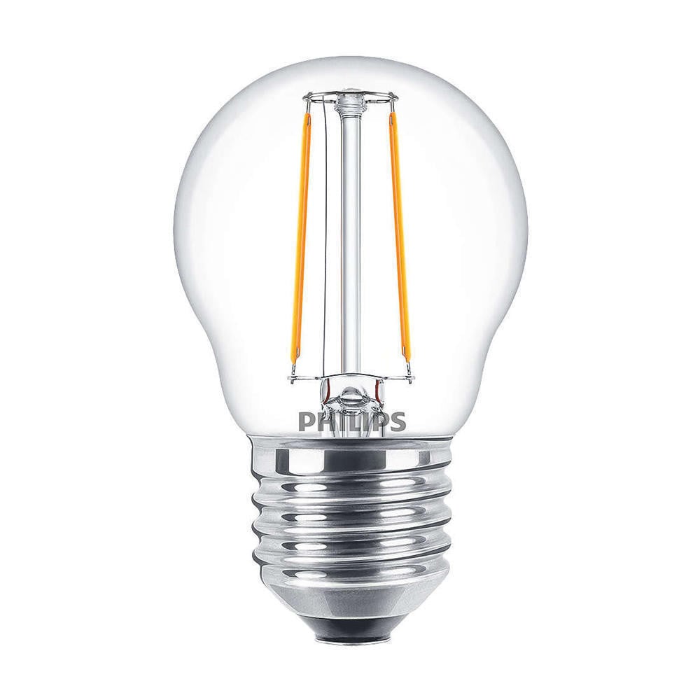 Philips CorePro LEDluster druppelvorm E27 helder glas 2-25W/827