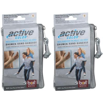 Bort ActiveColor Daumen Hand Band.S haut 2x 2x1 St Bandage(s)