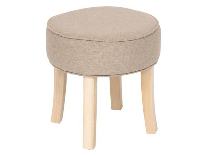 Atmosphera - Hocker Adriel pappel beige d35x35cm