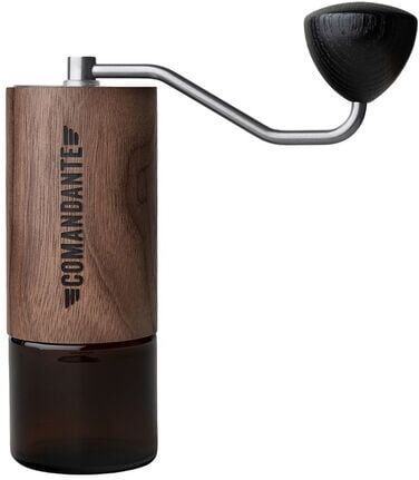 Kaffeemühle Comandante C40 Mk4 Nitro Blade Virginia Walnut + Geschenk - MaxiCoffee