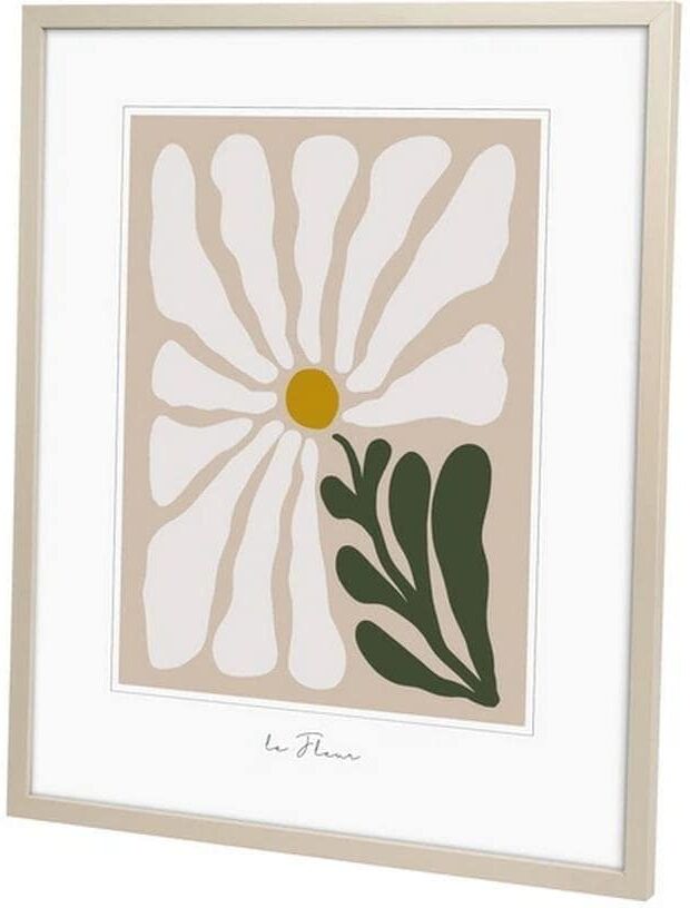 Bilderrahmen GOLDBUCH "Aura, 40 x 50 cm", beige, B:43,5cm H:53,5cm, Glas, MDF, Bilderrahmen, Bilderrahmen beige B/H/T: 43,5cm x 53,5cm