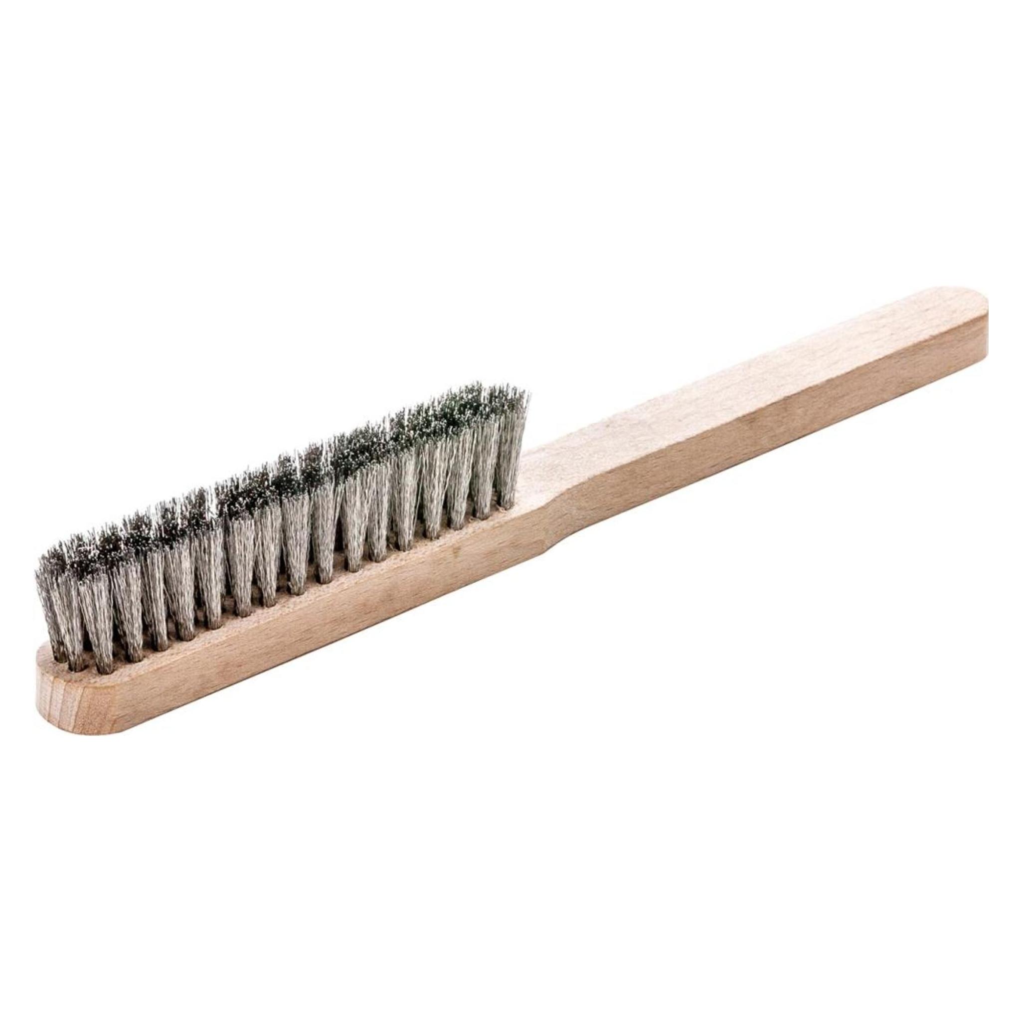 Magni Feinmachanikerbürste V4A gewellt 4-reihig,15mm Lessmann (4017359656464)