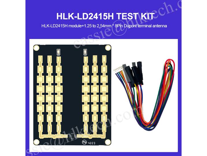 HLK-LD2415H 24G MilliConstrucWave Véhicule Vitesse Rétroaction Radar Tech 1KM Longue Portée Capteur De Vitesse Série Communication sat 2415H