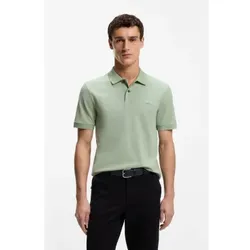 BOSS für Herren. 50553564 Pallas grünes Poloshirt (L), Lässig, Baumwolle, Kurzarm
