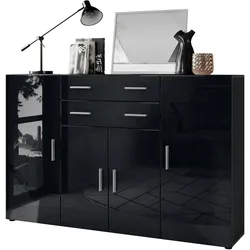 HIGHBOARD Aron Fronten in Schwarz Hochglanz