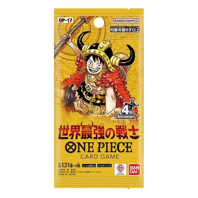 Bandai One Piece The World's Strongest Warriors (OP-17) Booster Pack (JP) (Japanisch, Booster Pack) (4582770058390)